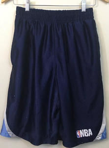 NBA Embellished Authentic Branded Blue White Basketball Shorts Men’s Medium